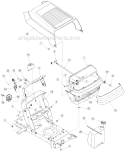 Page E Diagram and Parts List for 13A3760F700 2005 Yard Machines Lawn Tractor
